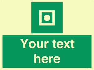 Custom sign safe condition Shipboard general alarm